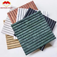 Mosaïque de marbre pour murs et sols, motifs floraux multicolores, décoration pour hôtels et villas, projets de décoration