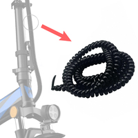 GUYON Housse de protection spirale en caoutchouc TPU pour câbles de frein de trottinette électrique, organisateur de câbles portable pour vélo électrique