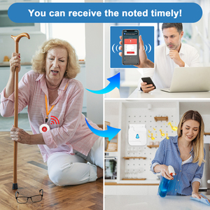 Sistema <span class=keywords><strong>de</strong></span> Llamadas Wifi Daytech Tuya, Botón <span class=keywords><strong>de</strong></span> <span class=keywords><strong>Emergencia</strong></span> SOS Portátil, Alarma Personal para Personas Mayores que Viven Solas - Product Image 3