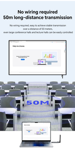 G146 1080P 50M 100M 150M Không Dây <span class=keywords><strong>HDMI</strong></span> Cho HDTV Âm Thanh & Video Transmitter & Receiver Set Vật Liệu Nhựa Cho Điện Thoại & Máy Tính - Product Image 6