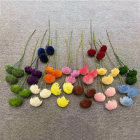 Promotion : Bouquet de fleurs artificielles vertes modernes pour mariage, décoration intérieure, hôtel, extérieur et accessoires de photographie