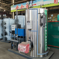 Générateur de vapeur à mazout/gaz 1t/h à affichage numérique, conception durable, réponse rapide, pour usine de transformation des aliments