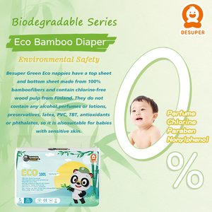 Pañales Ecológicos Biodegradables de Pulpa de Celulosa para Bebés, con Prevención de Fugas <span class=keywords><strong>3D</strong></span> y Absorción Suave y Transpirable, Venta al Por Mayor - Product Image 3