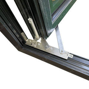 Volet roulant de sécurité en aluminium robuste, noir, résistant au vent, pour fenêtre à battants - Product Image 5