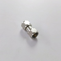 Conector Coaxial Recto RF de Latón Tipo F Macho a F Macho, Adaptador Convertidor de 75 ohmios 1P