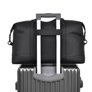 Bolso de viaje de un solo hombro, bolsa de lona impermeable de poliéster para gimnasio, bolsa deportiva de moda personalizada para hombres - Product Image 5