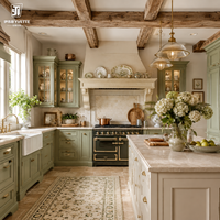 Meubles de cuisine modulaires de qualité ENF avec finition acrylique sans formaldéhyde, évier et robinet inclus, design moderne, livraison rapide