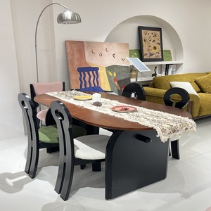 Best Selling Simple Vintage Solid Wood Rectangular Dining <b>Table</b> <b>Mid</b>-<b>Century</b> Kitchen <b>Table</b> for Home Dining Room - Product Image 3