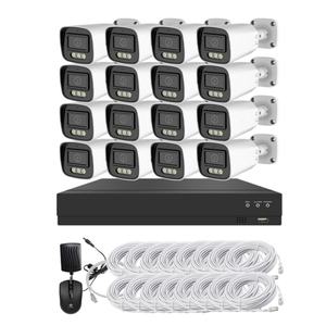 Alta calidad 8MP 16 canales con cable NVR Sistema de cámara CCTV 4K Kit de seguridad para interiores y exteriores - Product Image 1