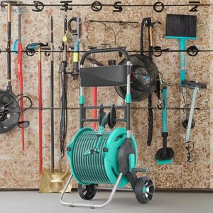 Enrouleur de tuyau d'arrosage à roulettes durable, chariot portable pour tuyau d'arrosage pour l'irrigation des jardins et des cours - Product Image 6