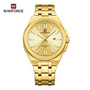 NAVIFORCE 9226 Men Watch Luxury Waterproof Stainless Steel Business Quartz Wristwatches Sport Luminous Date <b>Clock</b> Reloj Hombre - Product Image 4
