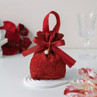 Sac Cadeau de Noël pour Bijoux, Bonbons et Dragées à Cordon, Sacs Décoratifs pour Maison, Fêtes, DIY et Mariages