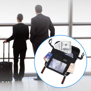 Portefeuille de voyage imperméable en nylon avec blocage RFID, organiseur de passeport pour homme et femme - Product Image 6