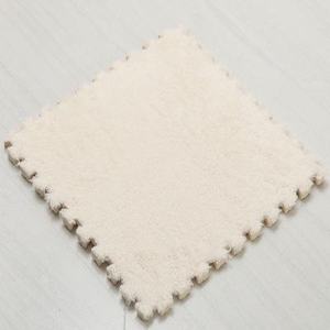 Alfombra de espuma EVA para puerta, alfombra moderna de color sólido, tapete de tatami tipo rompecabezas, tapete de superficie afelpada. - Product Image 6
