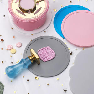 Tampon d'étanchéité en silicone en forme de nuage, ensemble de tampons à cire ronds pour la décoration - Product Image 5