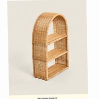 Panier de cercueil compensé en paille pour offrandes, paniers miniatures pour enfants, la fête de naissance en Calebasse