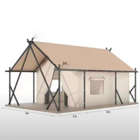 Tente de luxe imperméable forte de Safarr de la structure 5m par 7m pour la Chambre d'hôtel