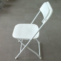 Chaise pliante en plastique blanche, légère et pliable, pour jardin, mariage, événement extérieur, chaise commerciale, mobilier en gros
