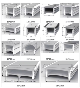 Thiết kế mới linh hoạt Silicone <span class=keywords><strong>LED</strong></span> hồ sơ ánh sáng uốn cong <span class=keywords><strong>LED</strong></span> kênh khuếch tán cho <span class=keywords><strong>LED</strong></span> tuyến tính ánh sáng trang trí chiếu sáng - Product Image 2