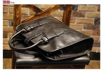 Sac à bandoulière en cuir PU de haute qualité pour ordinateur portable, sacoche d'affaires, porte-documents