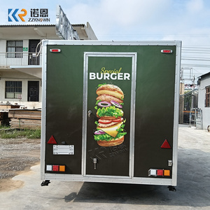 Camion de restauration mobile extérieur conforme aux normes australiennes, remorque à double essieu pour burgers, cuisine mobile avec friteuse, <span class=keywords><strong>plancha</strong></span> et hotte - Product Image 4
