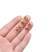 Perles d'espacement torsadées longues en acier inoxydable pour la fabrication de bijoux DIY, bracelets, colliers, fournitures en gros