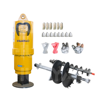 Tarière spirale pour pelle hydraulique à longue durée de vie, prix direct usine, pour la forage de terre et la construction