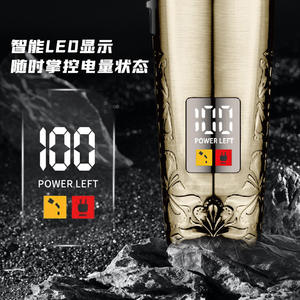 Tondeuse à cheveux en métal Kemei, 7500 tr/min, affichage numérique, moteur sans balais, chargement USB, pour animaux de compagnie et humains - Product Image 5