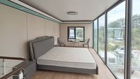 Maison moderne préfabriquée 20 pieds 40 pieds Capsule spatiale Apple Pod Petite maison en conteneur avec cabine Capsule conçue pour la vie urbaine