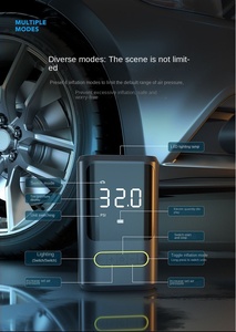 Bomba de Aire Portátil de 150 psi, Compresor de Aire para Automóvil, Inflador de Neumáticos, Bomba Eléctrica para Llantas - Product Image 3