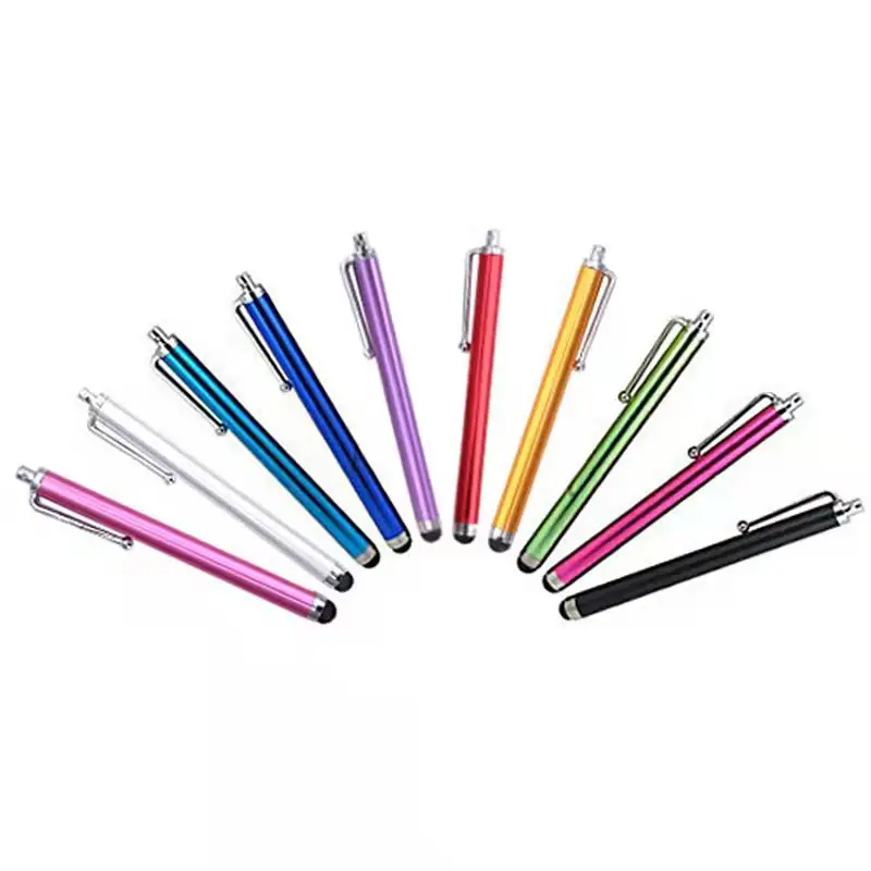 Fábrica al por mayor pluma táctil Metal Tablet Pen Clip Stylus Pen Pantalla táctil para Tablet PC para iPad