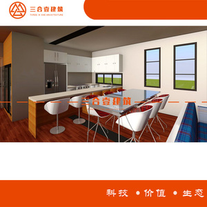 บ้านคอนเทนเนอร์ทรงสี่เหลี่ยมผืนผ้า ดีไซน์ทันสมัย สำหรับอยู่อาศัย - Product Image 4