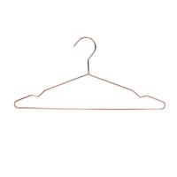 Offre Spéciale cintres en fil de couleur personnalisé robuste en or rose