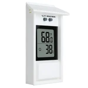 Manufacturers wholesale new digital temperature and humidity meter home outdoor can measure humidity clock thermometer