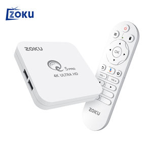 Nouvelle <span class=keywords><strong>Box</strong></span> TV Android 14.0 Zoku Q5PRO Amlogic S905L3 Quad Core 2 Go RAM BT 5.0 Télécommande Vocale Décodage 4K - Product Image 2