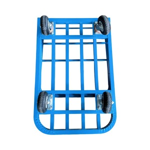 Chariot à main pliable universel de haute qualité à quatre roues, chariot à main en tube carré en fer robuste - Product Image 3