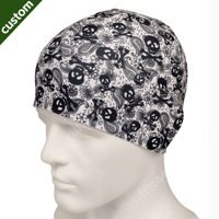 Casquette de course personnalisée pour homme, motif crâne, vente en gros, haute qualité, légère, élastique, bonnet unisexe, cyclisme, ski, respirante