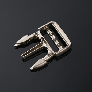 Adjustable Alloy Buckle 32mm Silver <b>Black</b> For Pet <b>Harnesses</b> Backpacks Webbing Hardware Safety Buckles - Product Image 2