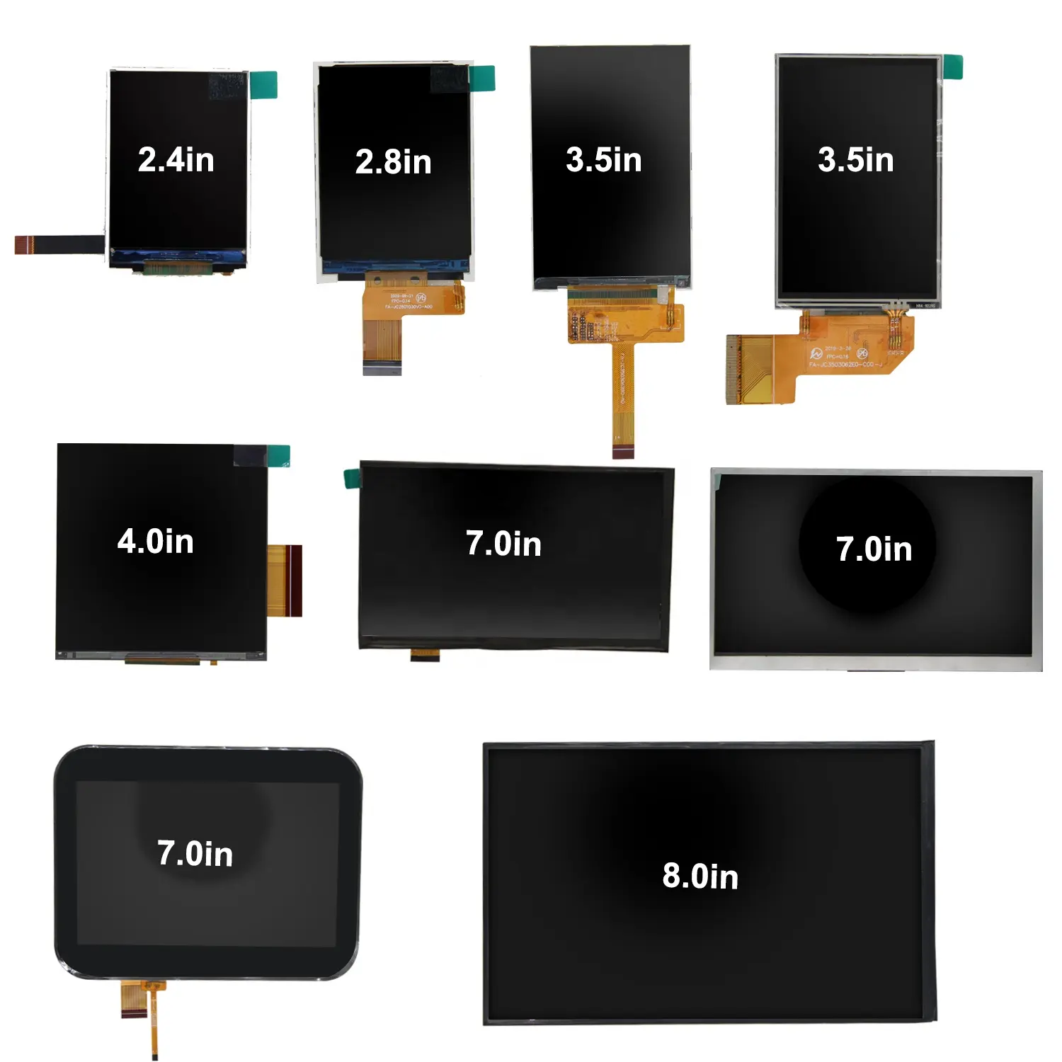 digital LCD screen OEM & ODM different size lcd manufacturer lcd display
