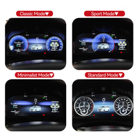 Untuk Toyota Alphard Vellfire AH30 2015-2022 LCD Digital Dashboard Instrumen 12.3" Layar Penuh Speedometer Upgrade Carplay Linux