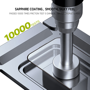 Protector de Pantalla de Vidrio Templado con Pegamento Completo 360 O-Fold para iPhone 17 16 15 Pro Max 14 Pro Plus, Película Protectora para Teléfono Celular - Product Image 5