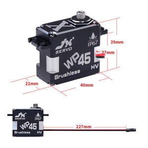 JX Servo WP45 HV 45KG Brushless Waterproof IP67 Metal Gear Digital Servo 1520s/330Hz 0.11 Sec/60 for <b>RC</b> <b>Car</b> Helicopter Airplane - Product Image 5