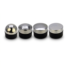 Ensemble de 4 enclumes en acier pour la formation de bijoux, avec 3 têtes bombées et 1 tête plate, base en caoutchouc, outils artisanaux pour le façonnage du métal | GS06J - Product Image 1
