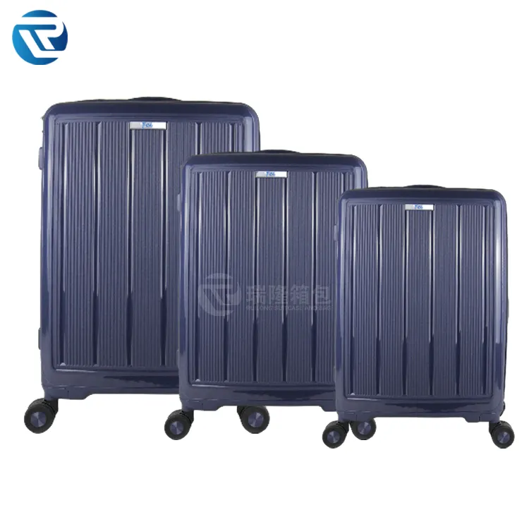 새로운 디자인 PP 수하물 맞춤형 20 "24" 28 "3pcs PP Valise de 항해 여행 가방 트롤리 여행 가방 수하물 세트