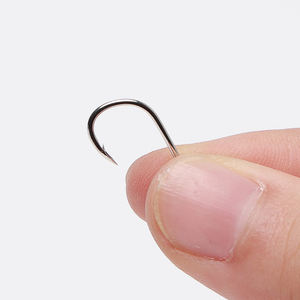 Hameçons de pêche TUOTUO 7037 en acier à haute teneur en carbone pour carpes et cabillons avec micro-barbe pour montages <span class=keywords><strong>Chod</strong></span> et Hair Rigs - Super résistants, affûtés chimiquement - Product Image 5