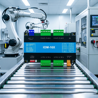 Módulo Universal de Adquisición de Datos Sunfull, E/S Programable de 16 Canales, Modbus RTU a RS485, para Modernización de Máquinas y Gateway IoT