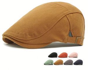 Men Women Cotton Newsboy Flat Adjustable Cabbie Cap Driving Hunting <b>Hat</b> Promotion Gift - Product Image 1