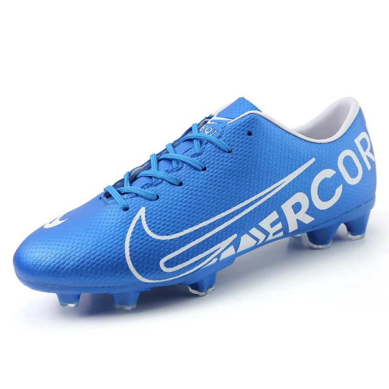 Zapatos डे फुटबॉल इच्छा/Aliexpress उच्च गुणवत्ता नुकीला मूल कस्टम फुटबॉल जूते फुटबॉल