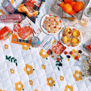 Manta acolchada impermeable para niños y bebés, tapete enrollable para la playa, para viajes al aire libre, a prueba de humedad - Product Image 3