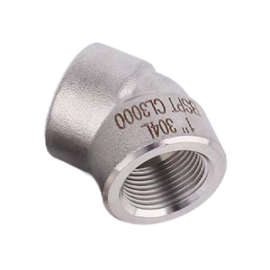 Nhà Máy Giao hàng trực tiếp ASTM/ASME/JIS/DIN/BS/GB 3/4 khuỷu tay thép không gỉ 45 độ ổ cắm Hàn khuỷu tay phù hợp - Product Image 1
